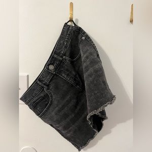 Express Mini Jean Skirt